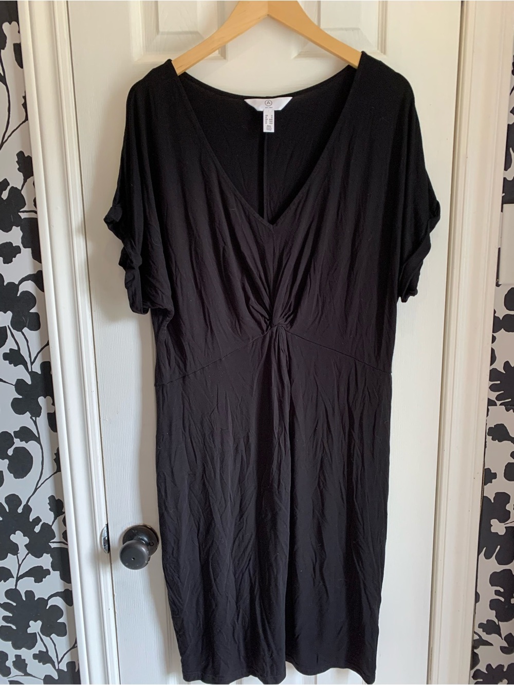 Addition Elle Black Midi soft comfy dress classic chic spring summer